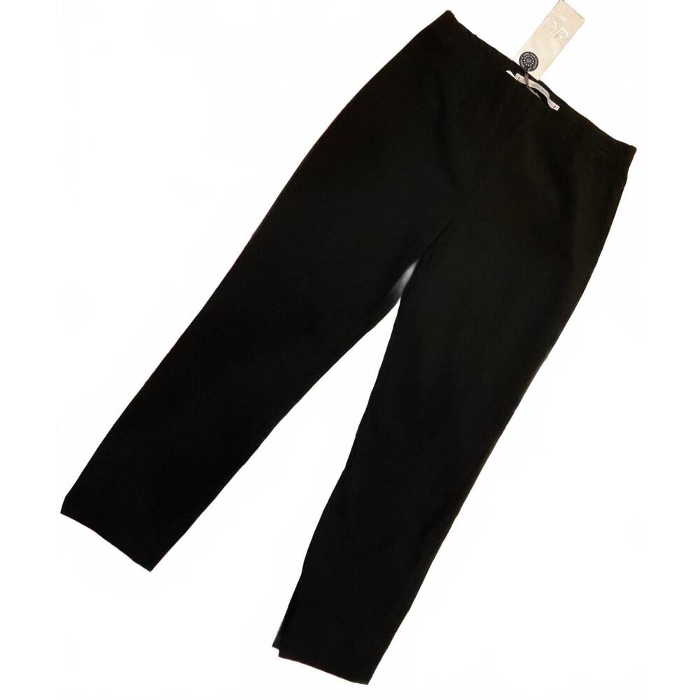 NEW RAFFAELLO ROSSI women's penny straight jeans in black